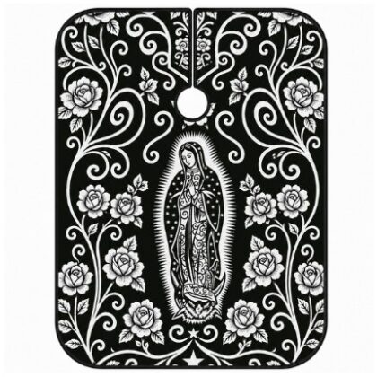 Virgin Mary Poncho Barber Cape