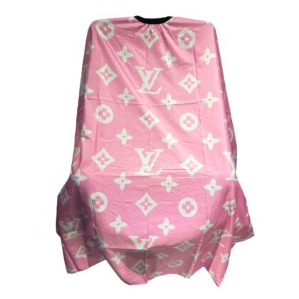 Cotton Candy Pink Lv Barber Cape