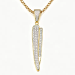 Barber Icy Razor Necklace